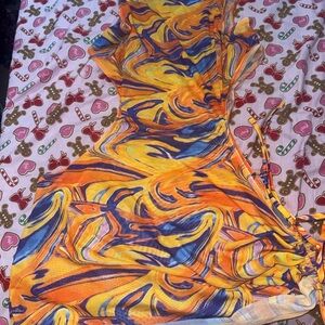 Vibrant Multicolor Women's cover up